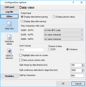 Data view mode